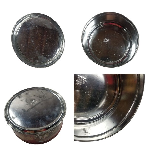 Vintage 1985 Round Dana Imported Butter Cookies Tin W/Lid Denmark Empty 7.5x3.5” - Picture 12 of 16